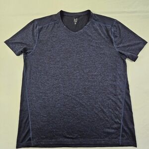 Ideology Blue Short Sleeve Polyester Performance T-Shirt Men's XL